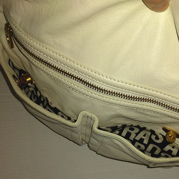 L@@K! MARC JACOBS Large Genuine Leather Totally Turnlock Farida Hobo $575msrp - Picture 8 of 16